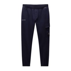 Spodnie męskie Napapijri M-Badge Cargo. Niebieskie szorty Napapijri, m, bez wzorów. Za 389.99 zł.