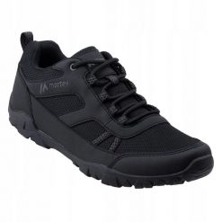 Buty Górskie Męskie Wemeno. Czarne buty turystyczne MARTES, bez wzorów, z gumy, bez zapięcia. Za 161.99 zł.