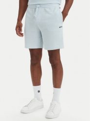 BOSS Szorty sportowe Waffle 50535884 Niebieski jasny Regular Fit. Niebieskie krótkie spodenki sportowe Boss, l, bez wzorów, z syntetyku. Za 229.99 zł.