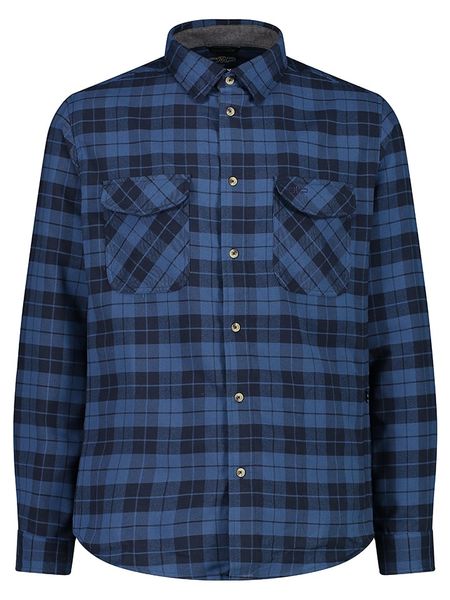 CMP Koszula funkcyjna w kolorze granatowym rozmiar: 56. Niebieskie koszule CMP, bez wzorów, z materiału, bez kołnierzyka, bez ramiączek. Za 126.45 zł.