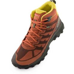 Buty męskie Merrell Men Speed eco Mid Wodoodporne Clay Orange. Brązowe buty trekkingowe Merrell, bez wzorów, bez zapięcia. Za 501.99 zł.