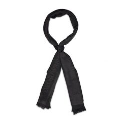 Szal Emporio Armani. Czarne szaliki Emporio Armani, bez wzorów. Za 719.99 zł.