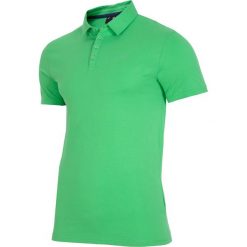 Koszulka polo męska TSM015 - zielony. Koszulki polo marki 4F. W wyprzedaży za 39.99 zł.