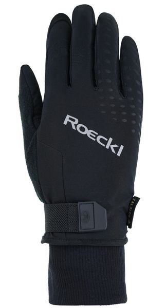 Rękawiczki rowerowe Roeckl Rocca 2 GTX. Czarne rękawiczki Roeckl, bez wzorów. Za 446.50 zł.