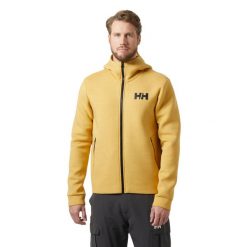 Kurtka z kapturem Helly Hansen Ocean 2.0. Brązowe kurtki Helly Hansen, bez wzorów, z materiału, z kapturem. W wyprzedaży za 512.00 zł.