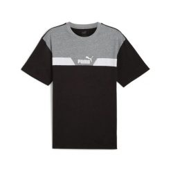 Koszulka Puma Power Colorblock. Czarne t-shirty sportowe Puma, bez wzorów, bez ramiączek. Za 178.00 zł.