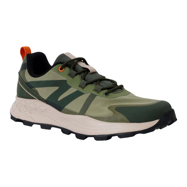 Męskie Buty Sportowe Leighton. Czerwone buty turystyczne Regatta, bez wzorów, z materiału, bez zapięcia, trekkingowe. Za 166.99 zł.
