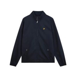 Kurtka wodoodporna Lyle & Scott Harrington. Niebieskie kurtki LYLE AND SCOTT, s, bez wzorów, ze sztruksu, bez kaptura. Za 390.50 zł.