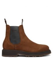 Gant Sztyblety Blisdor 33651476 Brązowy jasny. Brązowe botki sznurowane GANT, bez wzorów, z nubiku, bez obcasa, bez zapięcia. Za 819.99 zł.