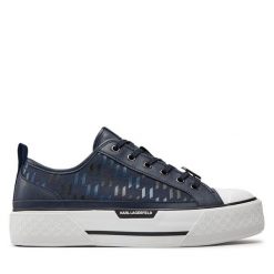 Trampki KARL LAGERFELD. Niebieskie trampki KARL LAGERFELD, m, bez wzorów, bez zapięcia. Za 549.99 zł.