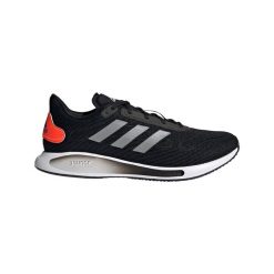 Buty do biegania męskie, adidas Galaxar. Czarne buty do biegania Adidas, bez wzorów, bez zapięcia, do biegania. W wyprzedaży za 316.90 zł.