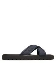 Calvin Klein Klapki Sq Molded Sandal Xcross Wb HM0HM02101 Granatowy. Niebieskie klapki CALVIN KLEIN, z materiału. Za 359.99 zł.