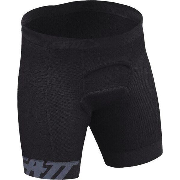 Spodenki wewnętrzne z pampersem LEATT Short Liner MTB 2.0. Czarne spodenki rowerowe LEATT, l, bez wzorów, sportowe. Za 259.99 zł.