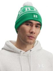 Under Armour Czapka w kolorze zielonym rozmiar: onesize. Zielone czapki zimowe Under Armour, bez wzorów, ze splotem. Za 112.83 zł.