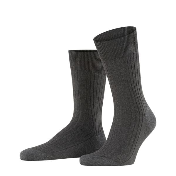 Skarpety Falke Bristol Pure. Szare skarpety Falke, bez wzorów, z materiału. Za 129.50 zł.