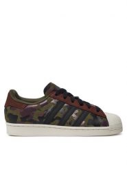 Adidas Sneakersy Superstar HQ8866 Khaki. Brązowe buty sportowe casual Adidas, bez wzorów, ze skóry, bez zapięcia. Za 389.99 zł.