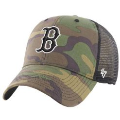 Męska czapka z daszkiem 47 Brand MLB Boston Red Sox Cap. Zielone czapki z daszkiem 47 Brand, bez wzorów, z bawełny. Za 109.99 zł.