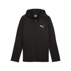 Puma Bluza Evostripe Warm Fz Dk 68170301. Czarne bluzy Puma, m, bez wzorów, bez kaptura. Za 224.99 zł.