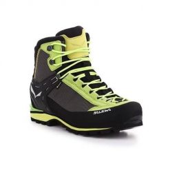 Buty trekkingowe męskie Salewa MS Crow Gtx. Czarne buty turystyczne Salewa, bez wzorów, z materiału, za kostkę, bez zapięcia, trekkingowe. Za 978.75 zł.