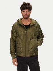 C.P. Company Kurtka przejściowa 19CMOW047A 110158A Zielony Regular Fit. Zielone kurtki C.P. Company, m, bez wzorów, z syntetyku, bez kaptura. Za 2,409.00 zł.