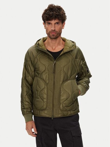 C.P. Company Kurtka przejściowa 19CMOW047A 110158A Zielony Regular Fit. Zielone kurtki C.P. Company, m, bez wzorów, z syntetyku, bez kaptura. Za 1,379.00 zł.