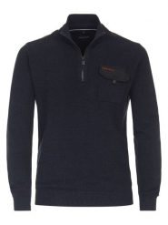 CASAMODA Sweter w kolorze granatowym rozmiar: L. Niebieskie swetry nierozpinane CASAMODA, l, bez wzorów, z bawełny, bez kołnierzyka, bez ramiączek. Za 173.99 zł.