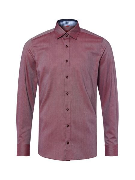 Finshley & Harding koszula biznesowa Mężczyźni Slim Fit Bawełna czerwony, 40. Czerwone koszule Finshley & Harding, m, bez wzorów, z bawełny, bez kołnierzyka, bez ramiączek. Za 159.95 zł.