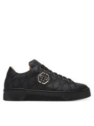 PHILIPP PLEIN Sneakersy PAES USC0770 Czarny. Czarne buty sportowe casual Philipp Plein, bez wzorów, ze skóry, bez zapięcia. Za 2,189.00 zł.