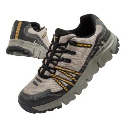 Buty sportowe męskie Skechers Summits AT-Twin Bridges. Brązowe buty sportowe casual Skechers, bez wzorów, z materiału, bez zapięcia. Za 199.00 zł.