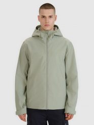 4F Kurtka przejściowa membrana 5000 męska - oliwkowa/khaki XL. Brązowe kurtki 4F, m, bez wzorów, z dzianiny, z kapturem. W wyprzedaży za 139.99 zł.
