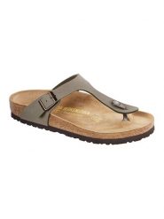 Birkenstock Japonki w kolorze khaki rozmiar: 39. Szare japonki Birkenstock, bez wzorów. Za 336.17 zł.