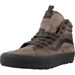 Buty VANS VN000Y629JC1 SK8 HI Brązowy. Brązowe buty turystyczne Vans, bez wzorów, ze skóry, bez zapięcia, na fitness i siłownię. Za 566.99 zł.