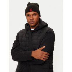 Czapka Quiksilver. Czarne czapki zimowe Quiksilver, bez wzorów. Za 129.99 zł.