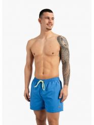 Happy Shorts Szorty kąpielowe w kolorze niebieskim rozmiar: XL. Niebieskie kąpielówki Happy Shorts, xl, bez wzorów, z materiału. Za 49.95 zł.