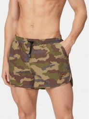 Aeronautica Militare Szorty kąpielowe 261BW0231UCT04312 Zielony ciemny Regular Fit. Zielone kąpielówki Aeronautica Militare, m, bez wzorów, z syntetyku. Za 309.99 zł.