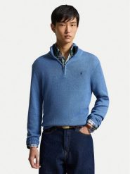 Polo Ralph Lauren Sweter 710859939522 Niebieski Regular Fit. Niebieskie swetry rozpinane Polo Ralph Lauren, m, bez wzorów, z bawełny, bez kołnierzyka, bez ramiączek. Za 1,199.00 zł.
