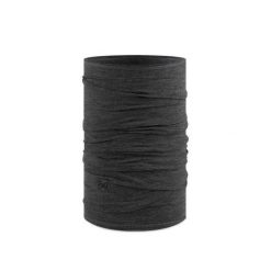 Chusta wielofunkcyjna z wełny merynosów Buff Merino Lightweight. Szare szaliki Buff, bez wzorów, z wełny. Za 118.00 zł.