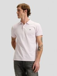 MESKA KOSZULKA LEE PIQUE POLO LIGHT ICY PINK 112376458. Różowe koszulki polo Lee, m, bez wzorów, bez kołnierzyka, bez ramiączek. Za 99.99 zł.