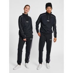 Bluza dresowa 1/4 zip Hummel Legacy Wesley. Czarne bluzy Hummel, xl, bez wzorów, z dresówki, bez kaptura. Za 264.45 zł.