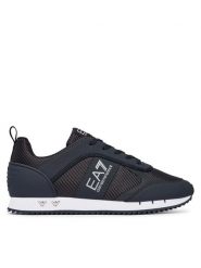 EA7 Emporio Armani Sneakersy 7X000337 AF18613 MZ844 Granatowy. Niebieskie buty sportowe casual EA7 Emporio Armani, bez wzorów, ze skóry, bez zapięcia. Za 884.99 zł.