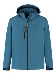 TRAVELIN' Kurtka przeciwdeszczowa "Kaja" w kolorze niebieskim rozmiar: XXL. Niebieskie kurtki outdoor i hardshell Travelin', xxl, bez wzorów, bez kaptura. Za 374.23 zł.