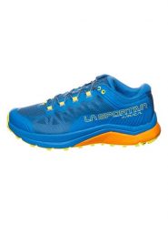 LA SPORTIVA Buty "Karacal" w kolorze niebiesko-pomarańczowym do biegania rozmiar: 43. Niebieskie buty do biegania La Sportiva, bez wzorów, z materiału, do biegania. Za 336.17 zł.