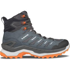 Buty trekkingowe męskie Lowa Innovo Mid Gtx. Brązowe buty turystyczne Lowa, na zimę, bez wzorów, z materiału, za kostkę, bez zapięcia, trekkingowe. Za 872.62 zł.