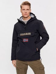 Napapijri Kurtka anorak Rainforest Pocket 2 NP0A4GMD Czarny Regular Fit. Czarne kurtki Napapijri, m, bez wzorów, z syntetyku, bez kaptura. Za 649.99 zł.