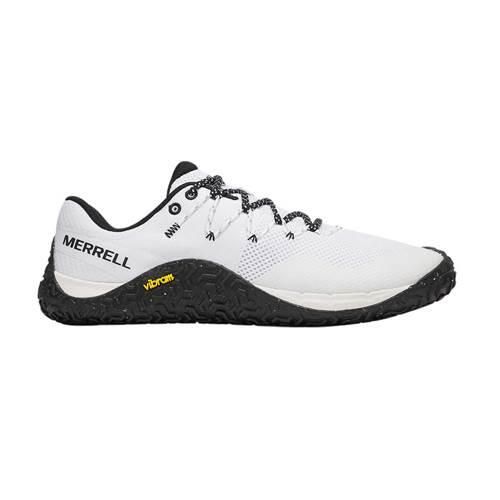 Buty do biegania męskie Merrell Trail Glove 7. Białe buty do biegania Merrell, bez wzorów, z materiału, bez zapięcia, do biegania. Za 743.00 zł.