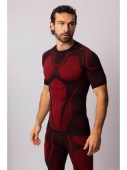 Spaio Koszulka termiczna "Adrenaline" w kolorze czerwonym rozmiar: M. Czerwone t-shirty sportowe Spaio, bez wzorów, z materiału, bez ramiączek, outdoorowe. Za 157.73 zł.