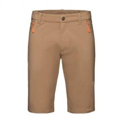 Spodnie trekkingowe męskie Mammut 1023001207494. Brązowe szorty Mammut, m, bez wzorów, z materiału, sportowe. Za 487.00 zł.
