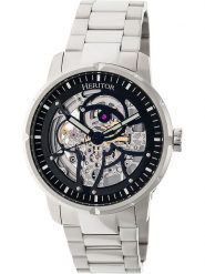 Heritor Zegarek automatyczny "Ryder" w kolorze srebrno-czarnym rozmiar: onesize. Szare, analogowe zegarki Heritor, ze stali. Za 630.99 zł.