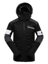 Alpine Pro Kurtka narciarska "Dam" w kolorze czarnym rozmiar: L. Czarne kurtki narciarskie i snowboardowe Alpine Pro, l, bez wzorów, narciarskie. Za 442.34 zł.