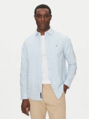 Tommy Jeans Koszula DM0DM20885 Błękitny Regular Fit. Niebieskie koszule Tommy Jeans, m, bez wzorów, z bawełny, bez kołnierzyka, bez ramiączek. Za 189.99 zł.